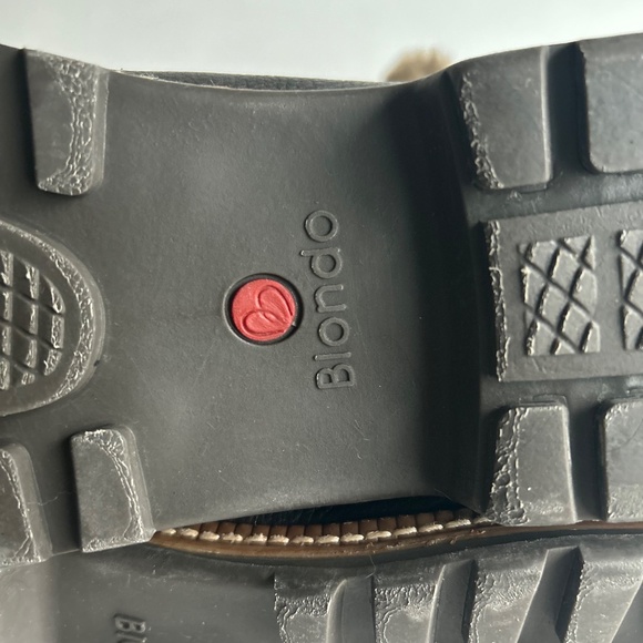 Men’s Blondo Aqua Protect Brown Genuine Leather Fur Lining LaceUp Boots size 11N - Picture 11 of 16